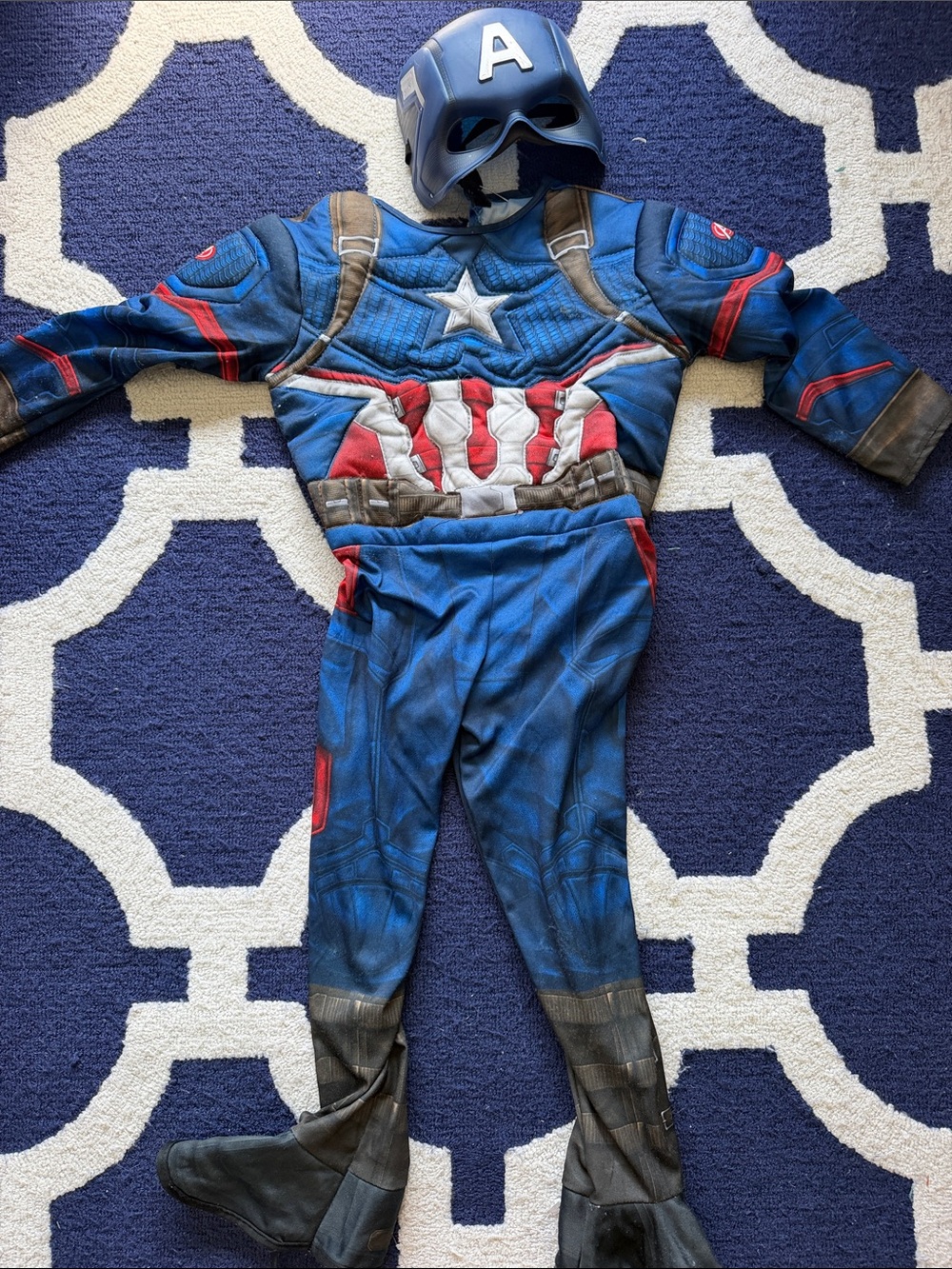 Marvel kids captain America Costume with mask